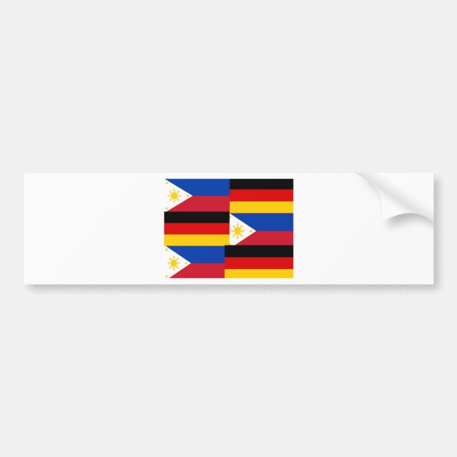 FILIPINO-GERMAN BUMPER STICKER (Front)