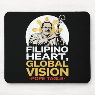 Filipino Heart, Global Vision Archbishop Tagle The Mouse Pad