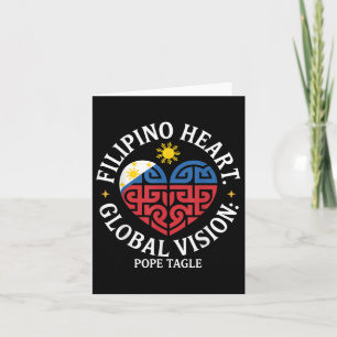 Filipino Heart Global Vision Pope Tagle Card