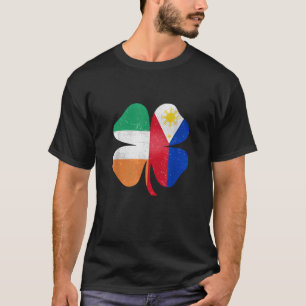 Filipino Irish Shamrock Philippines Ireland St Pat T-Shirt
