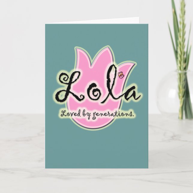 Filipino Lola Mother's Day Gift Card (Front)