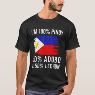 Filipino Men Philippines Flag Funny Pinoy Funny Fo T-Shirt