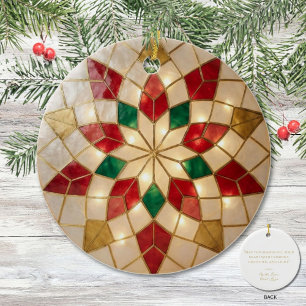 Filipino Parol Comfort Christmas Keepsake Ceramic Ornament