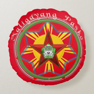 Filipino Parol, Jeepney, Philippines' Flag Round Cushion
