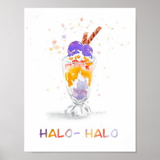 Filipino / Philippine Halo Halo Watercolor Print