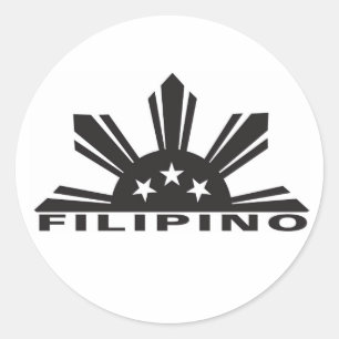 Filipino Pinoy Pride Classic Round Sticker