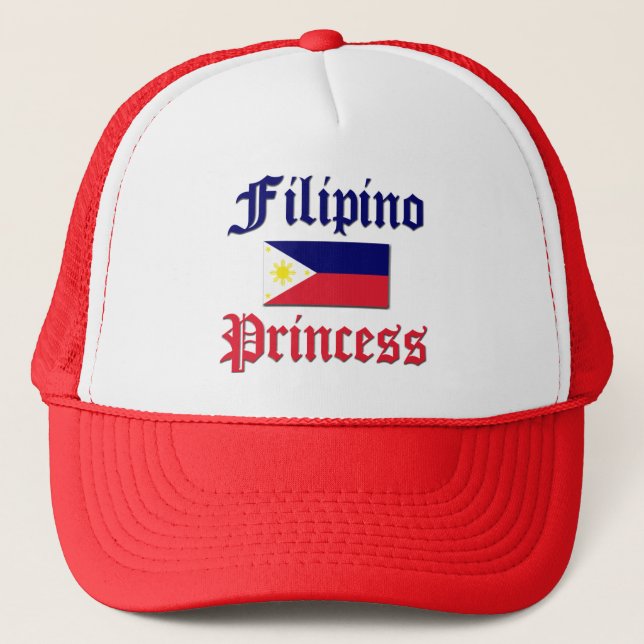 Filipino Princess Trucker Hat (Front)