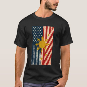 Filipino Roots American Grown Philippines America T-Shirt
