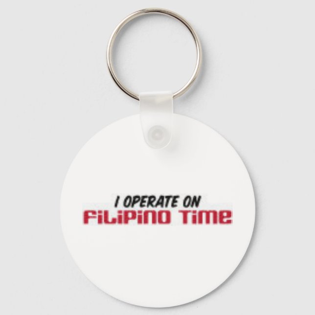 Filipino Time Key Ring (Front)