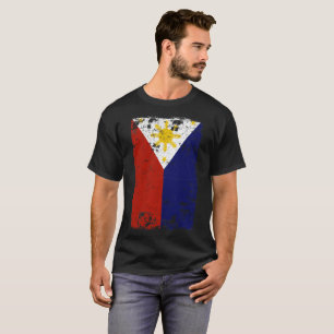 Filipino Vintage Distressed Philippines Flag T-Shirt