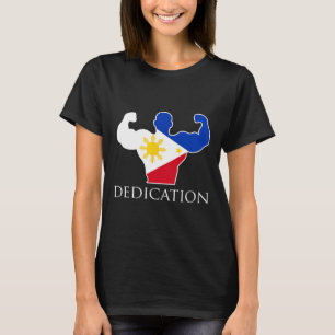 Filipino Weightlifting Philippines Flag Bodybuilde T-Shirt