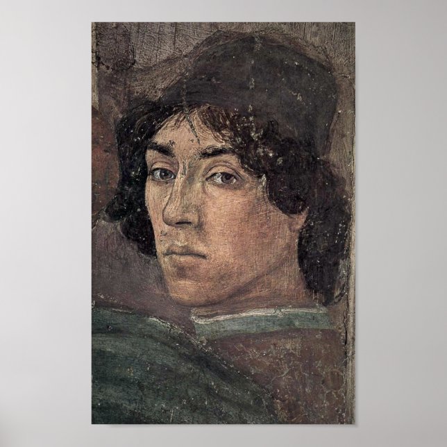 Filippino Lippi - Self-portrait of the artist Poster (Front)