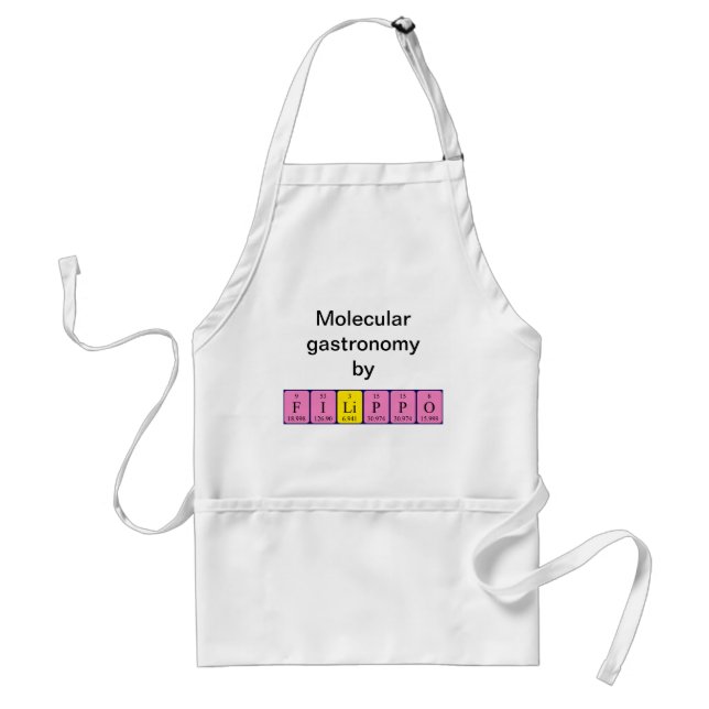Filippo periodic table name apron (Front)