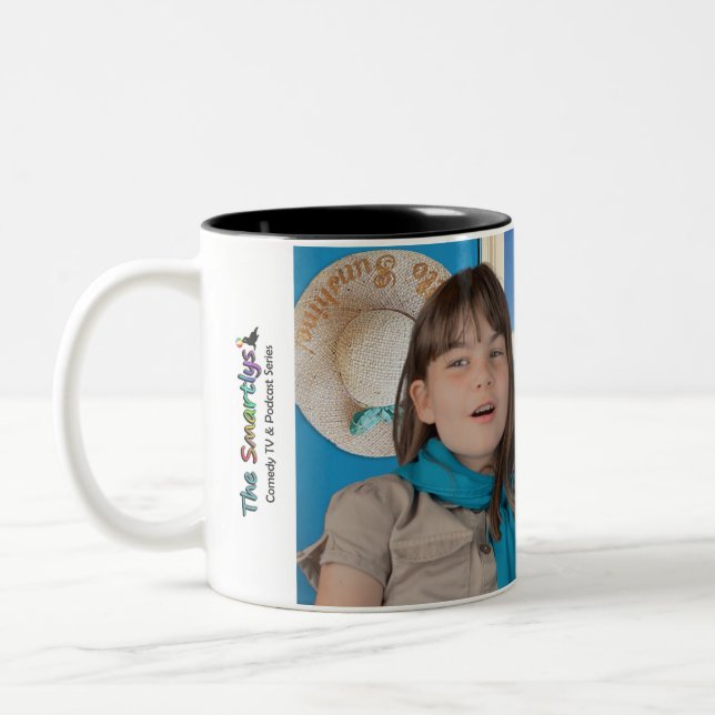 Fill 'er up with Fetch and Lettie May Smartly! Two-Tone Coffee Mug (Left)
