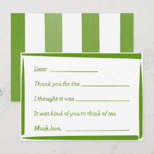 Fill-In-The-Blank "Handwritten" Thank You Notes