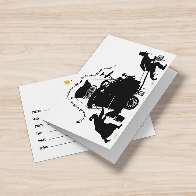 Fill-In-The-Blank Moving Announcement Template (Here's our new address!)