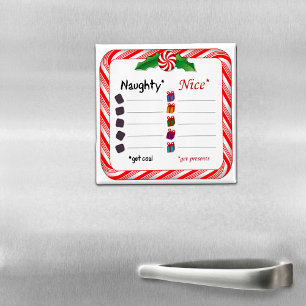 Fill in the Blanks Magnet Naughty or Nice
