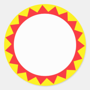 Fill in your own price or sales discount stickers