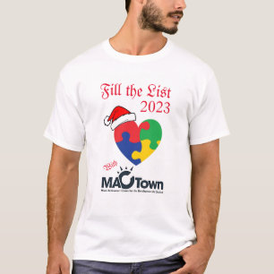 Fill the List 2023, MacTown Autism Awareness, T-Shirt
