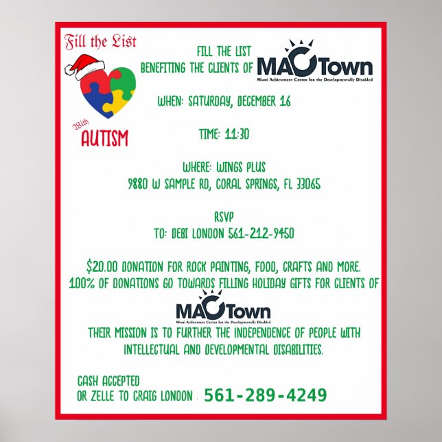 Fill the List, 2023 Poster (Front)