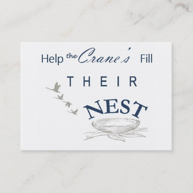 Fill the nest card (Front)