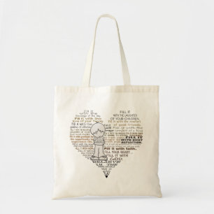 Fill Your Heart Tote Bag