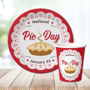 Fill Your Plate with Pie on Pie Day Paper Plate