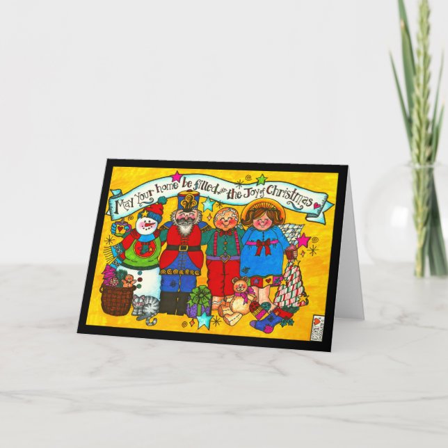 Filled with the Joy of Christmas Card (Front)