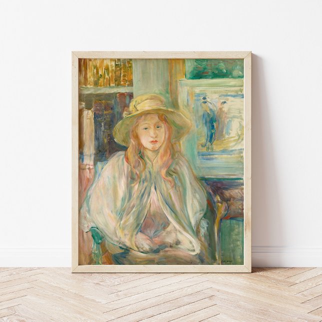 Fillette au Chapeau de Paille | Berthe Morisot Poster (Creator Uploaded)