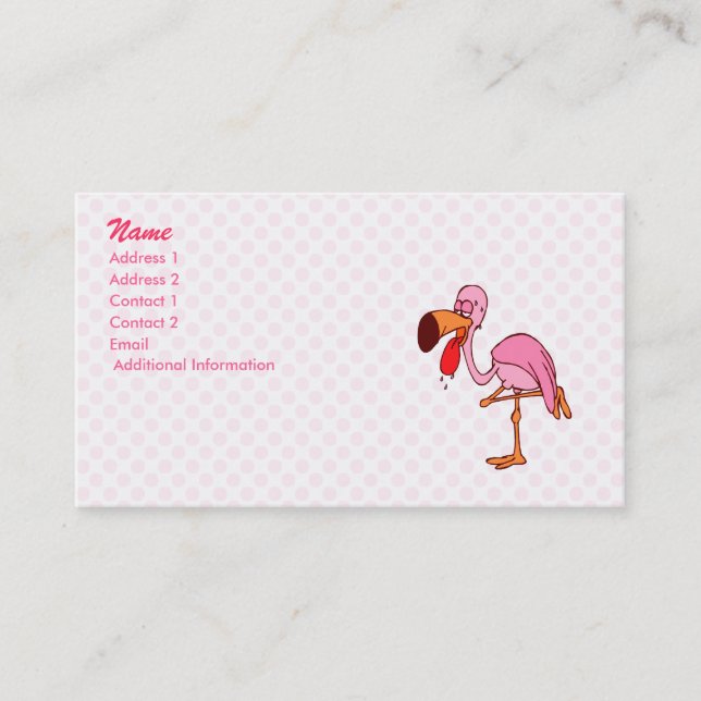 Fillip Flamingo Business Card (Front)