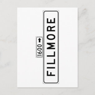 Fillmore St., San Francisco Street Sign Postcard