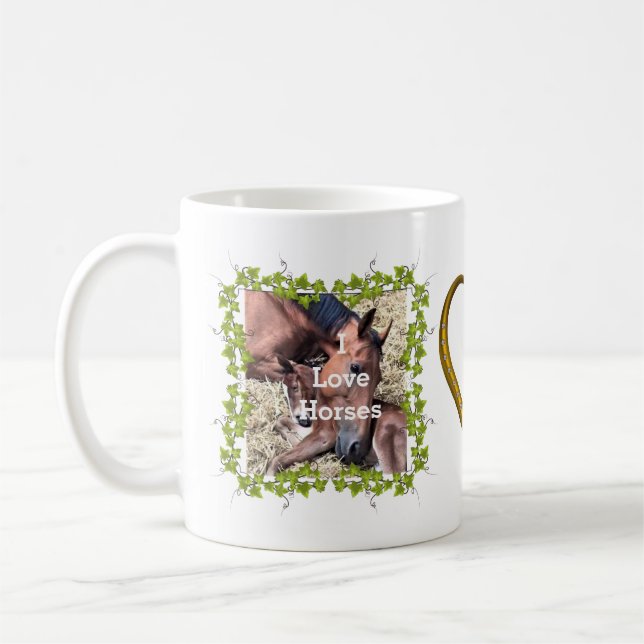 Filly and Foal Mug (Left)