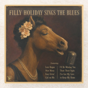 Filly Holiday Album: a Parody Glass Coaster