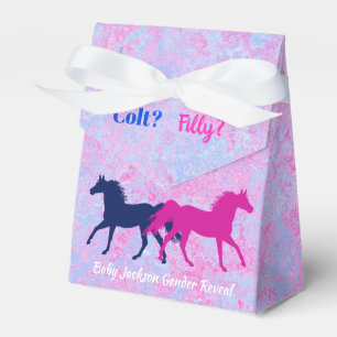 Filly Or Colt Western Style Gender Reveal  Favour Box