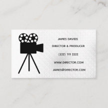 FIlm and video themed business card