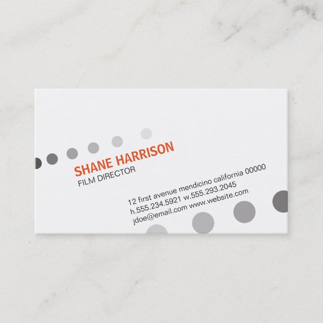 Film Business Card (Front)