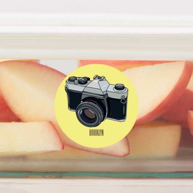 Film camera cartoon illustration (Affixed)