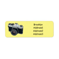 Film camera cartoon illustration