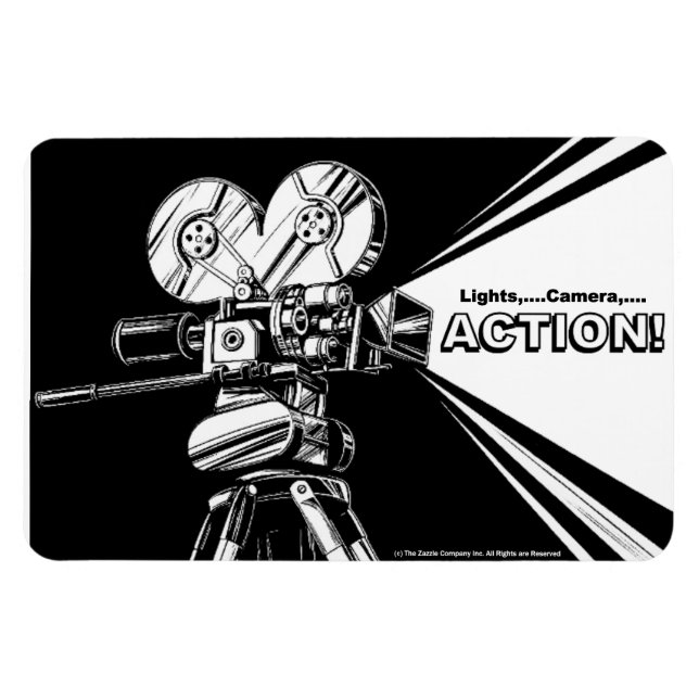 Film Camera Graphic Flexible Magnet (Horizontal)