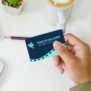 Film Camera Logo   Director Business Card