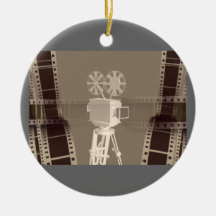film ceramic ornament