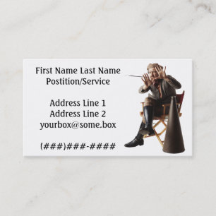 Film Director Business Card