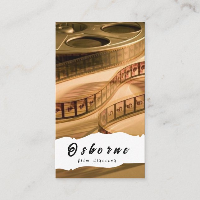  Film Director Producer Business Card (Front)