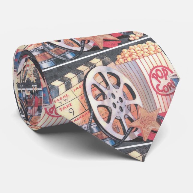 Film Festival Movie Theatre Tie (Rolled)