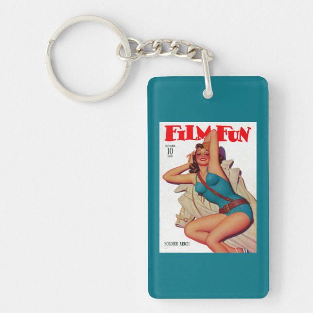 Film Fun Magazine Cover 10 Key Ring (Front)