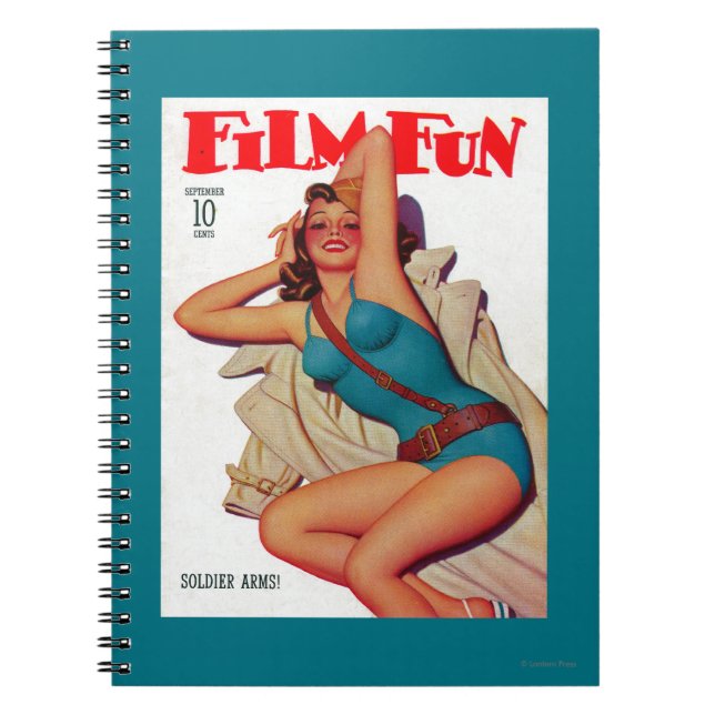 Film Fun Magazine Cover 10 Notebook (Front)
