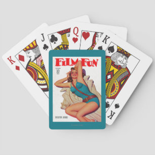 Film Fun Magazine Cover 10 Playing Cards