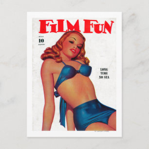 Film Fun Magazine Cover 11 Postcard