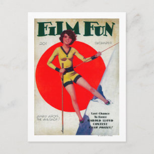 Film Fun Magazine Cover 3 Postcard