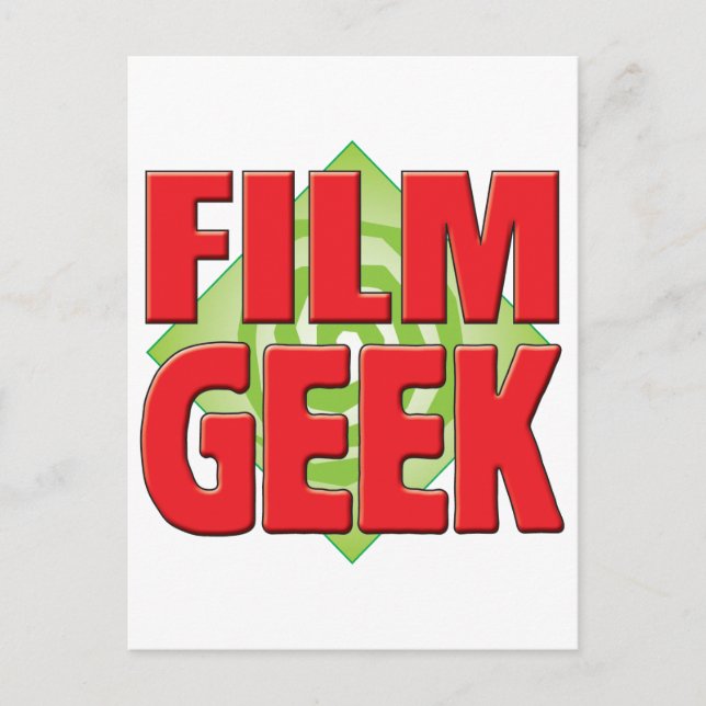 Film Geek v2 Postcard (Front)